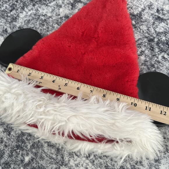 Vintage Disney Mickey Ears Santa Hat Christmas Goofys Hat Company Red Holiday - Picture 11 of 11